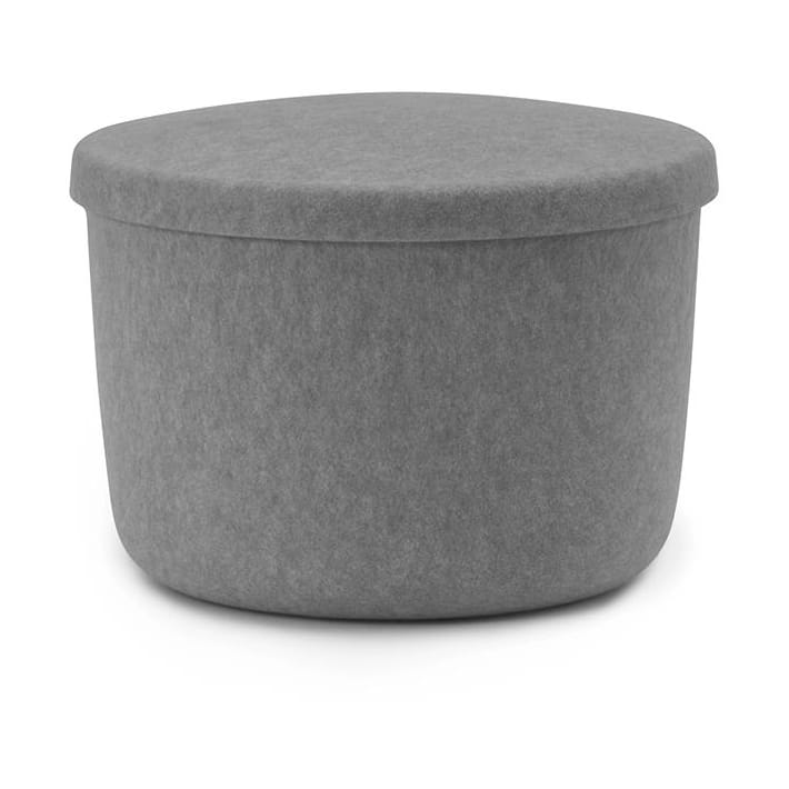 Hide Storage sittpuff liten - Grå - Normann Copenhagen