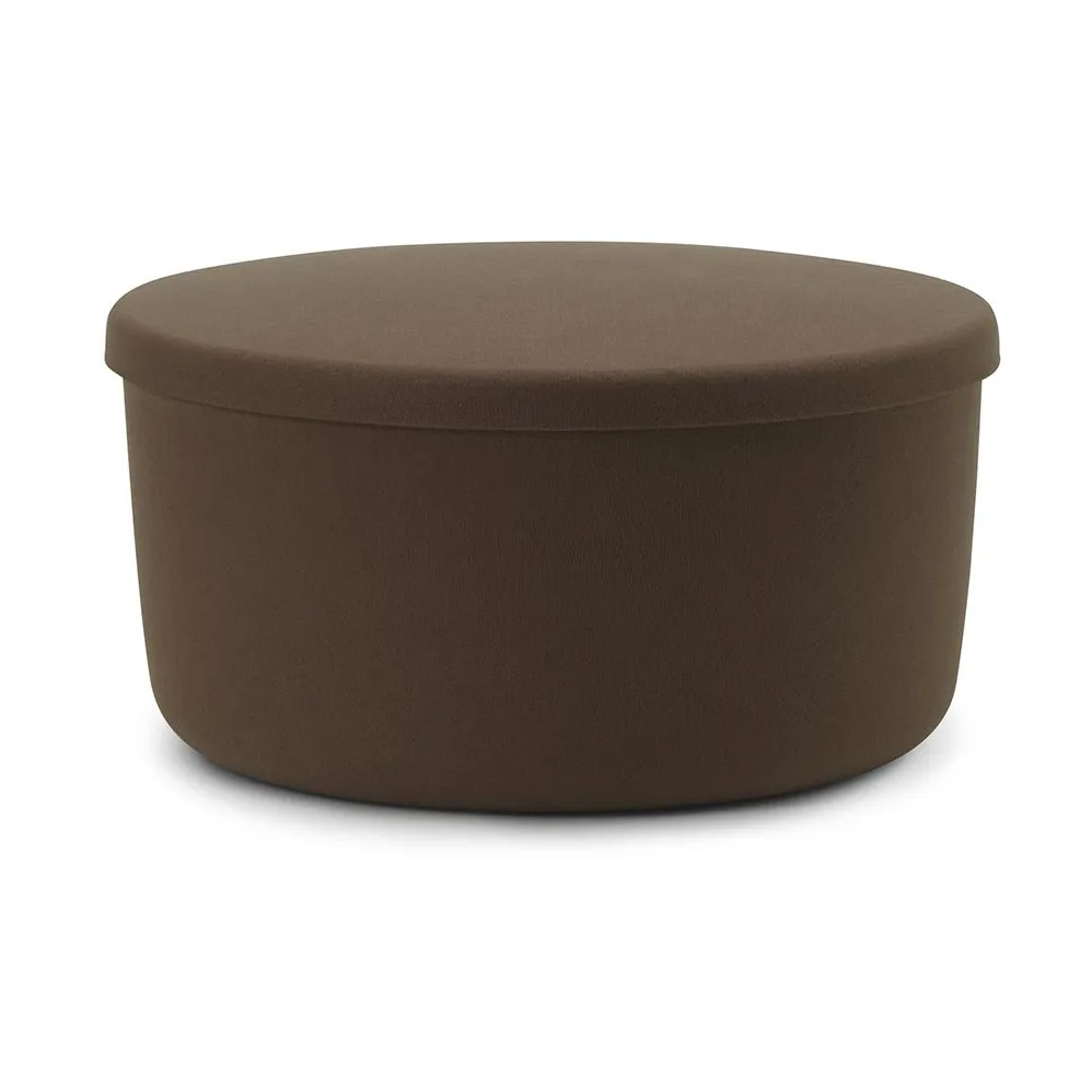 Hide Storage sittpuff stor, Brun Normann Copenhagen