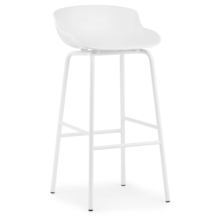 Hyg barstol metallben 75 cm - Vit - Normann Copenhagen