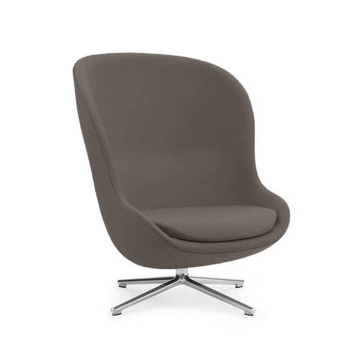 Hyg fåtölj - Läder ultra 41585 grå - Normann Copenhagen