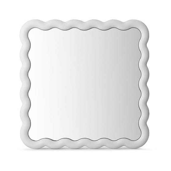 Illu spegel 80x80 cm, Vit Normann Copenhagen