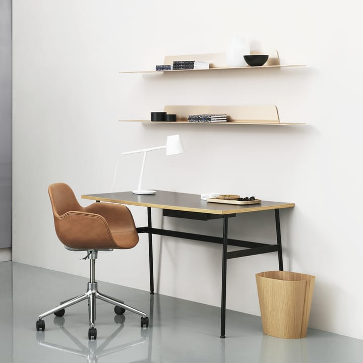 Jet hylla - svart, aluminium, 80 cm - Normann Copenhagen