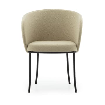 Knit karmstol - Sand-black steel - Normann Copenhagen