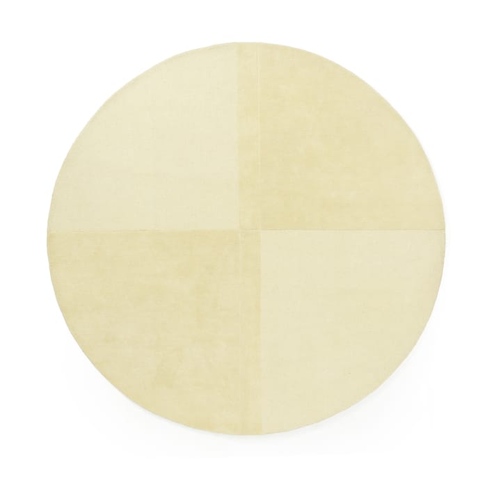 Level ullmatta rund - Light yellow, Ø280 cm - Normann Copenhagen