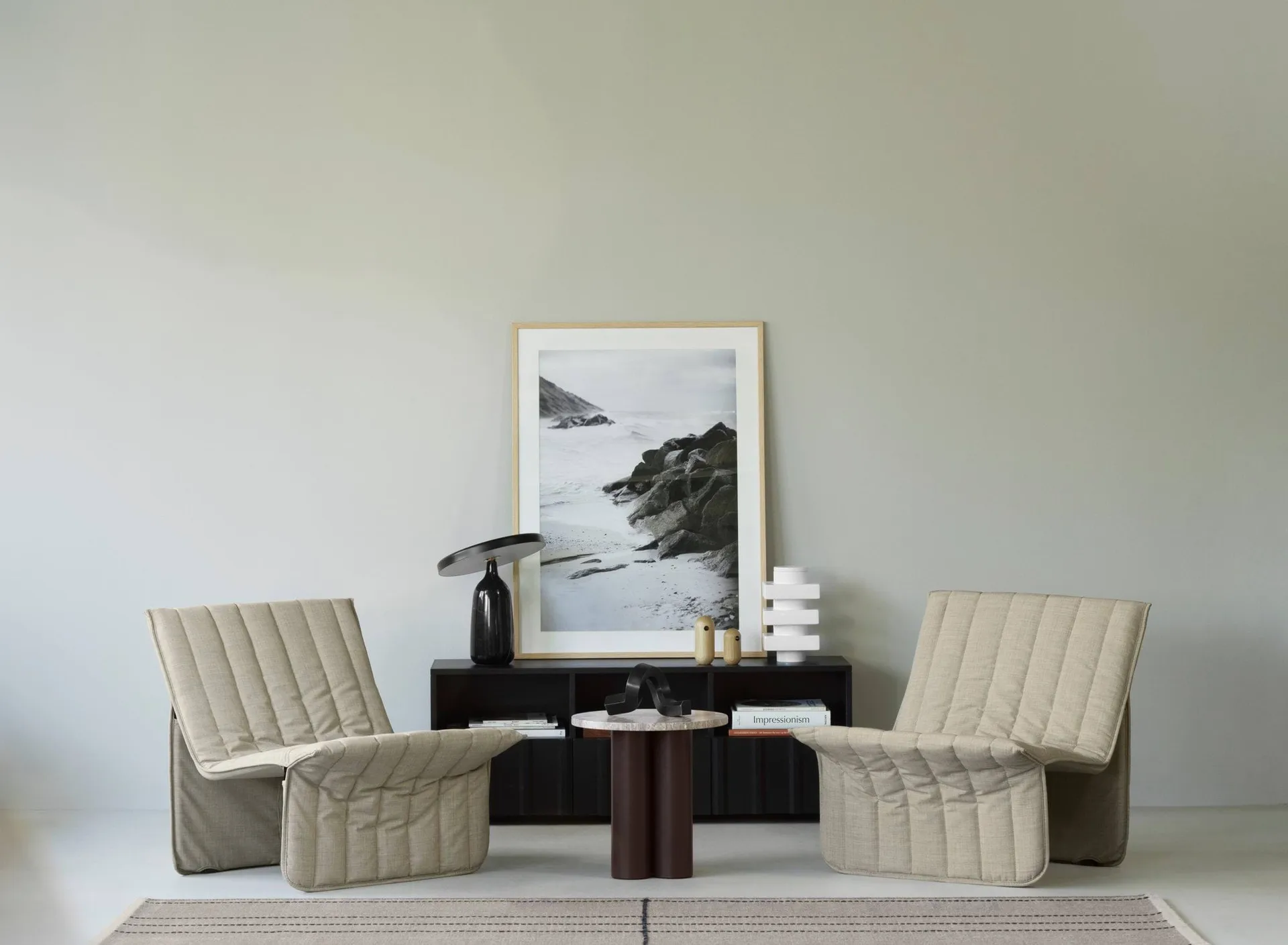 Limit loungestol, Läder Ultra 41599 svart Normann Copenhagen