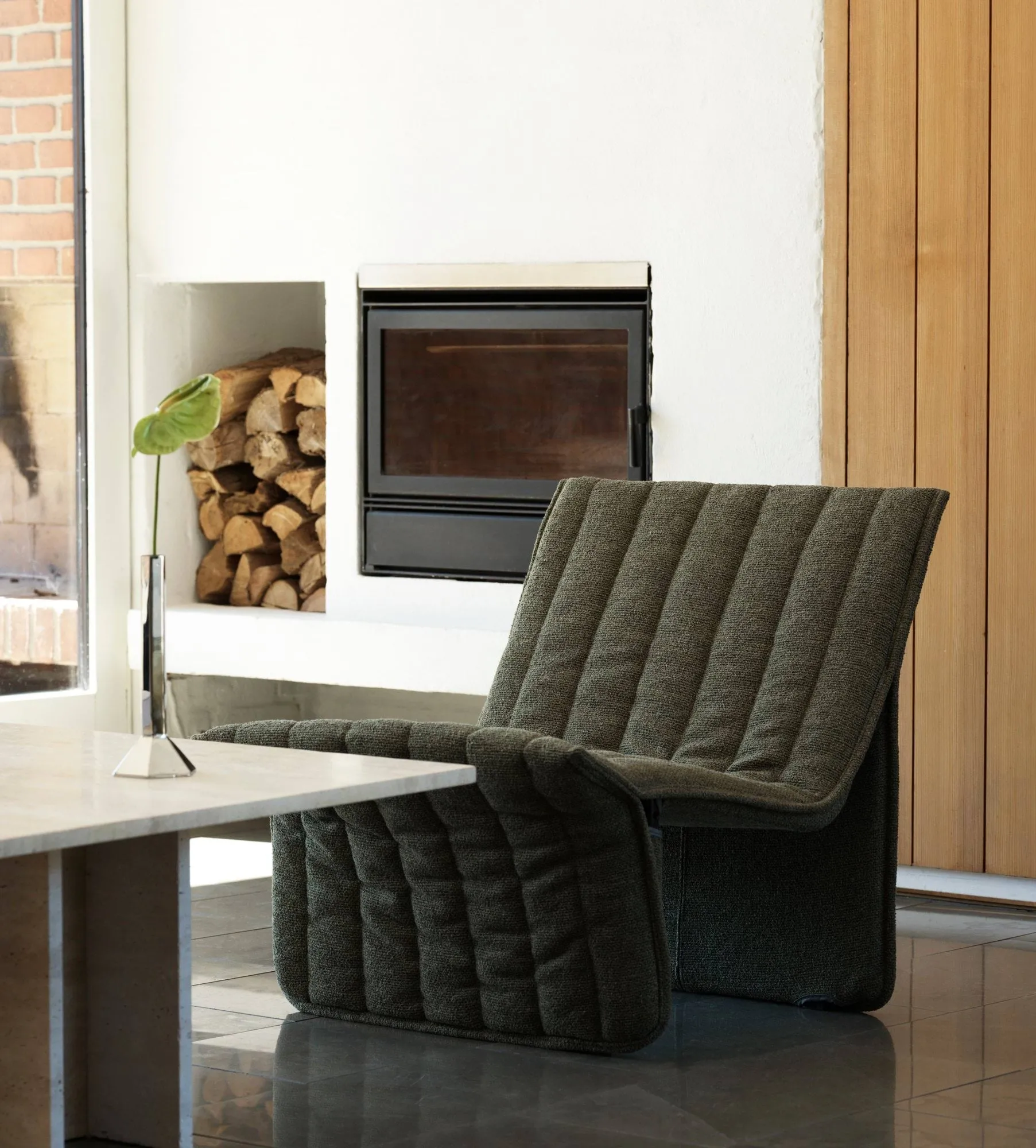 Limit loungestol, Remix 356 mörkbrun Normann Copenhagen