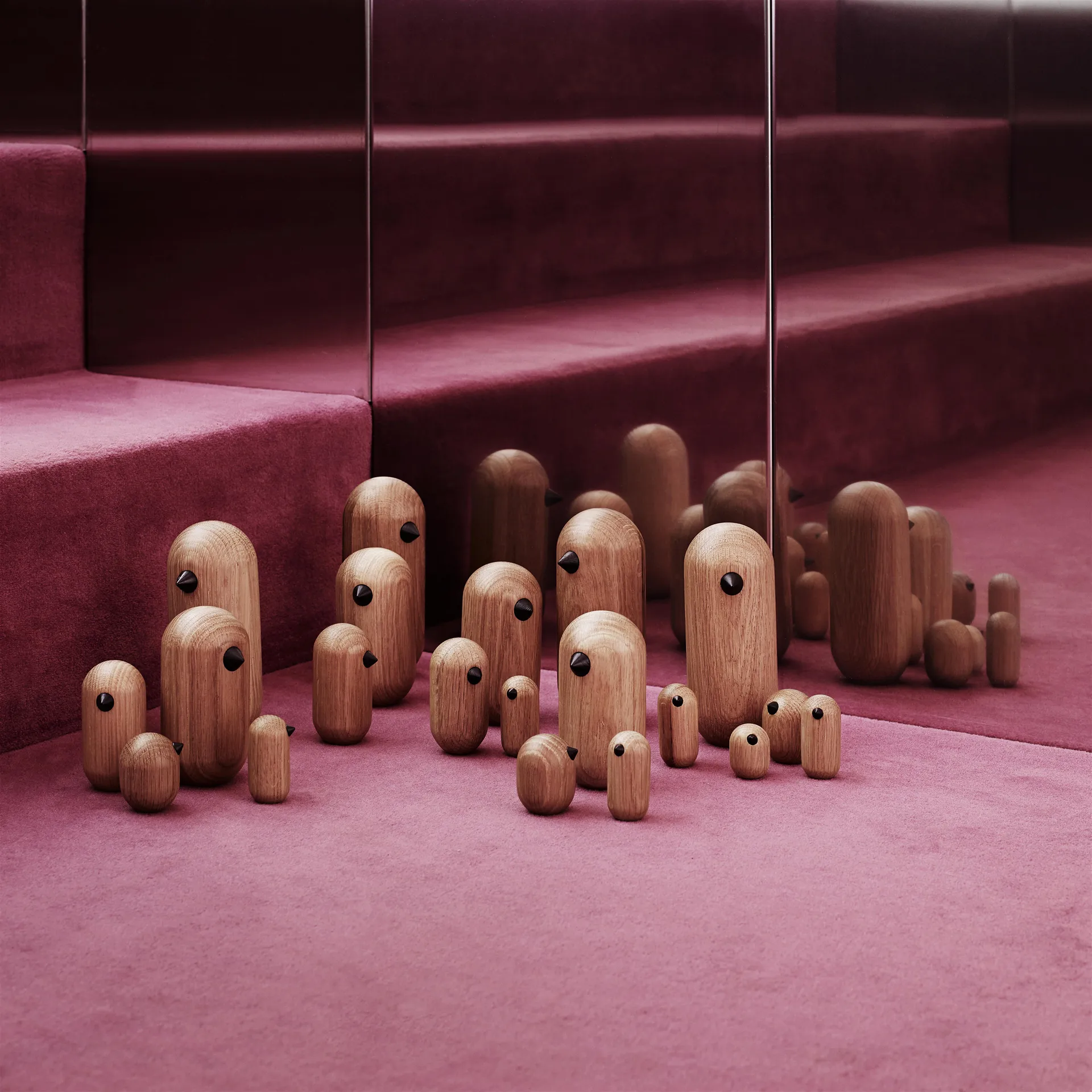 Little Bird figur ek, 4,5 cm Normann Copenhagen