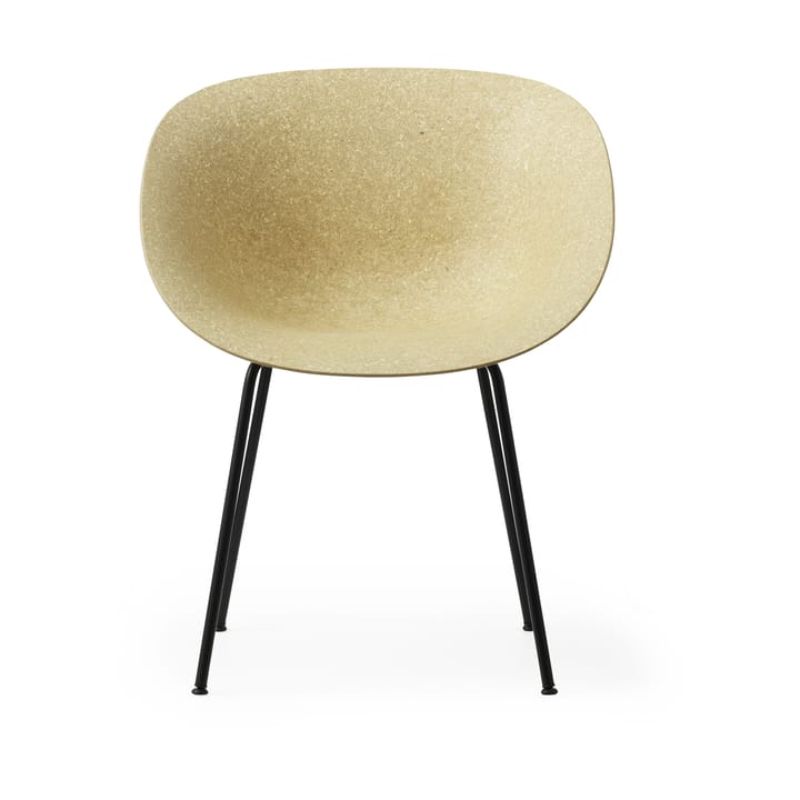 Mat Armchair karmstol - Hemp-black steel - Normann Copenhagen