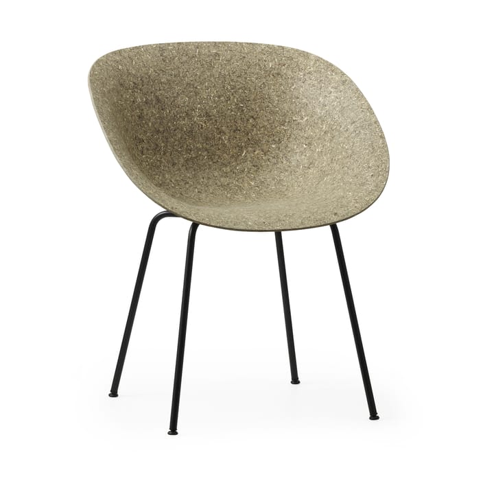 Mat Armchair karmstol - Seaweed-black steel - Normann Copenhagen