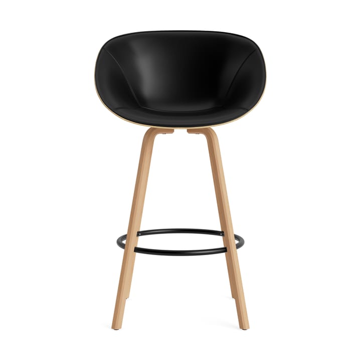 Mat Bar Armchair karmstol framsideklädd 75 cm, Ultra 41599-hemp-beech-black steel Normann Copenhagen