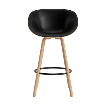 Mat barstol framsideklädd 75 cm - Ultra 41599-hemp-beech-black steel - Normann Copenhagen