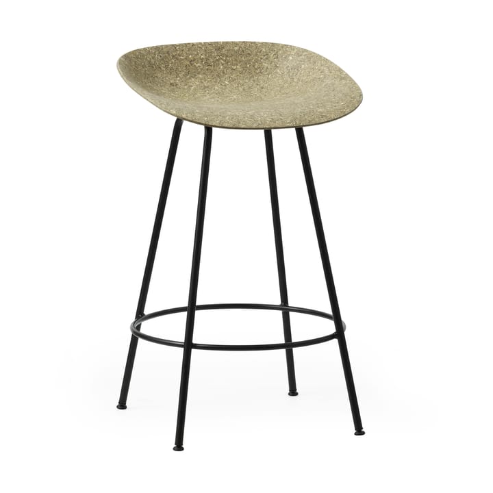 Mat Barstool barpall 65 cm - Seaweed-black steel - Normann Copenhagen