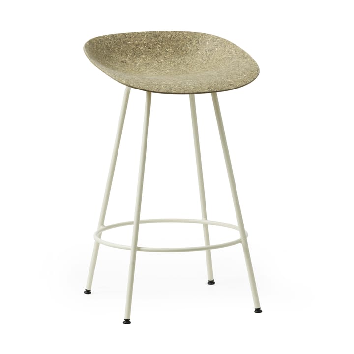 Mat Barstool barpall 65 cm - Seaweed-cream steel - Normann Copenhagen