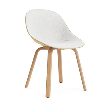 Mat Chair stol framsideklädd - Hallingdal 110-hemp-beech - Normann Copenhagen