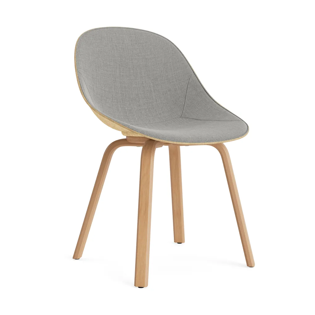 Mat Chair stol framsideklädd, Remix 133-hemp-beech Normann Copenhagen