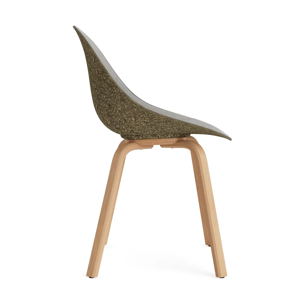 Mat Chair stol framsideklädd, Remix 133-seaweed-beech Normann Copenhagen