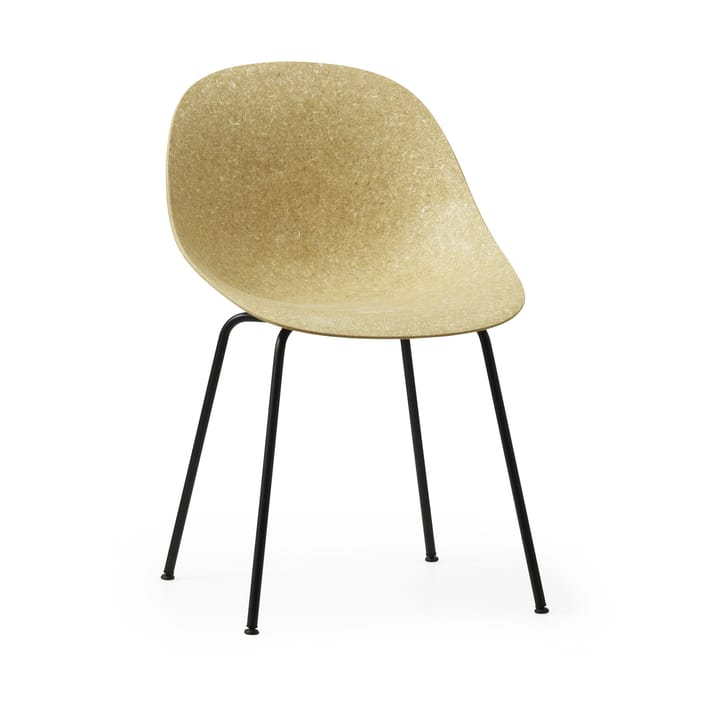 Mat Chair stol - Hemp-black steel - Normann Copenhagen