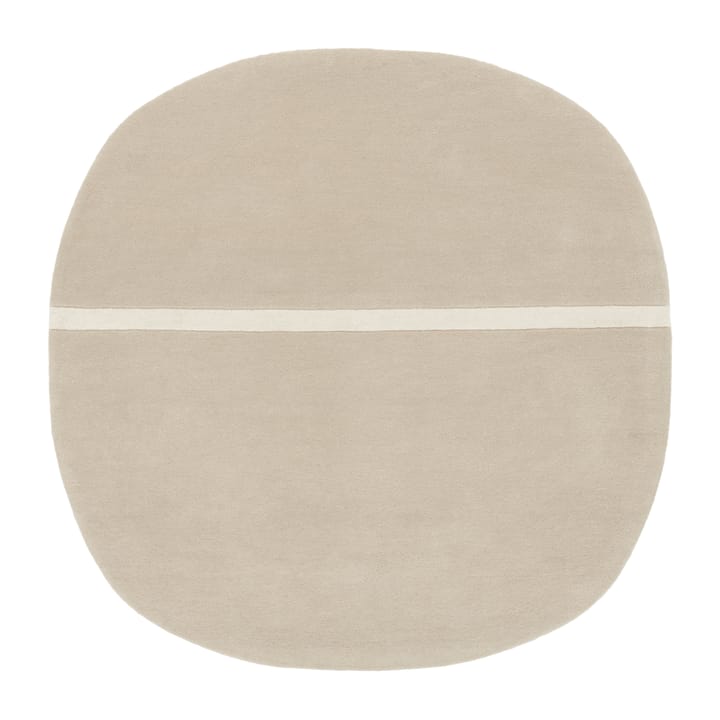 Oona matta 140x140 cm - Sand - Normann Copenhagen