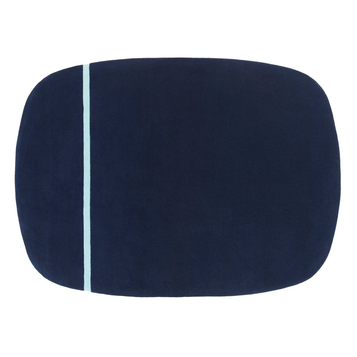 Normann Copenhagen Oona matta 175x240 cm Blå | Skandinavisk Design | Ullmattor | Blå