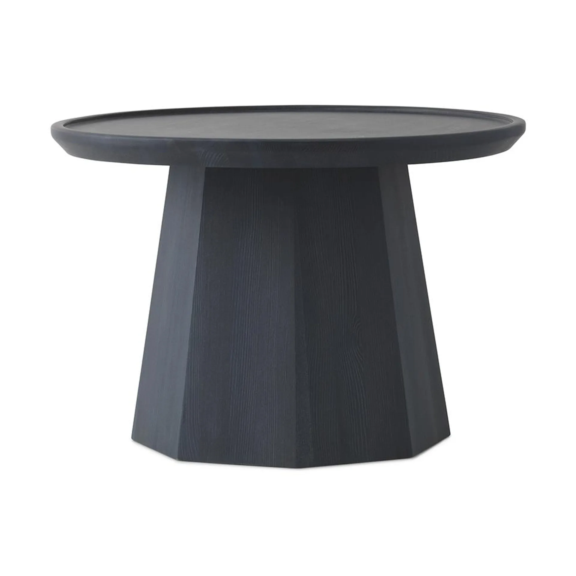 Pine table large sidobord Ø65 cm H:44,5 cm, Dark Blue Normann Copenhagen