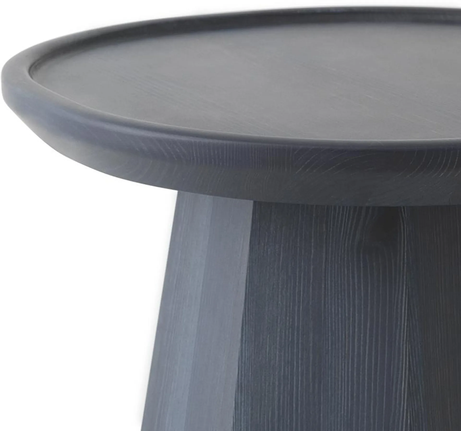Pine table large sidobord Ø65 cm H:44,5 cm, Dark Blue Normann Copenhagen