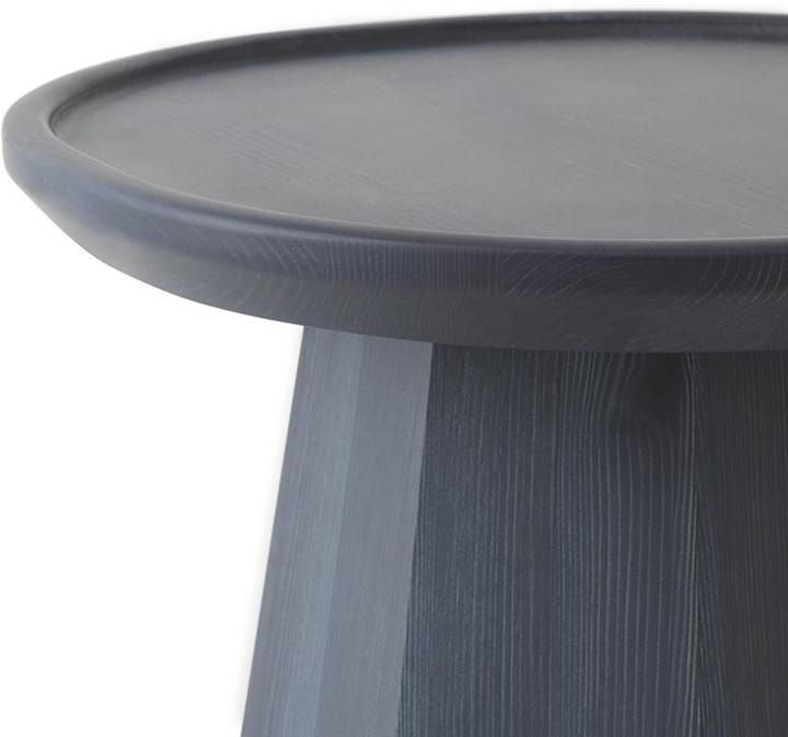 Pine table large sidobord Ø65 cm H:44,5 cm, Dark Blue Normann Copenhagen