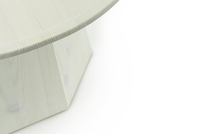 Pine table large sidobord Ø65 cm H:44,5 cm, Light Green Normann Copenhagen