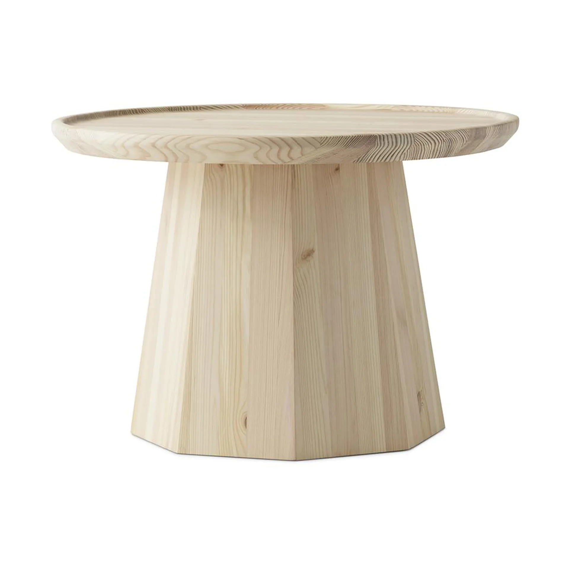 Pine table large sidobord Ø65 cm H:44,5 cm, Pine Normann Copenhagen