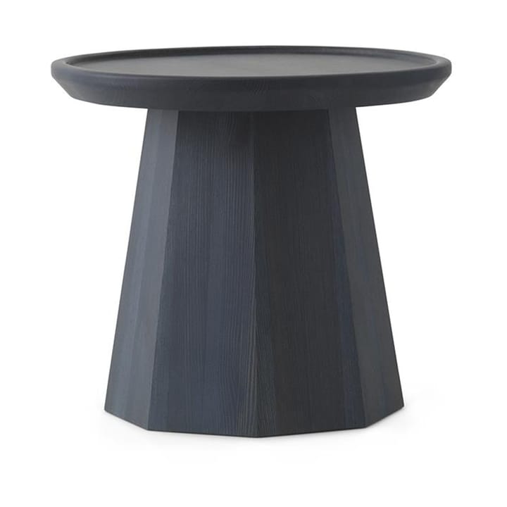 Pine table small sidobord Ø45 cm H:40,6 cm - Dark Blue - Normann Copenhagen