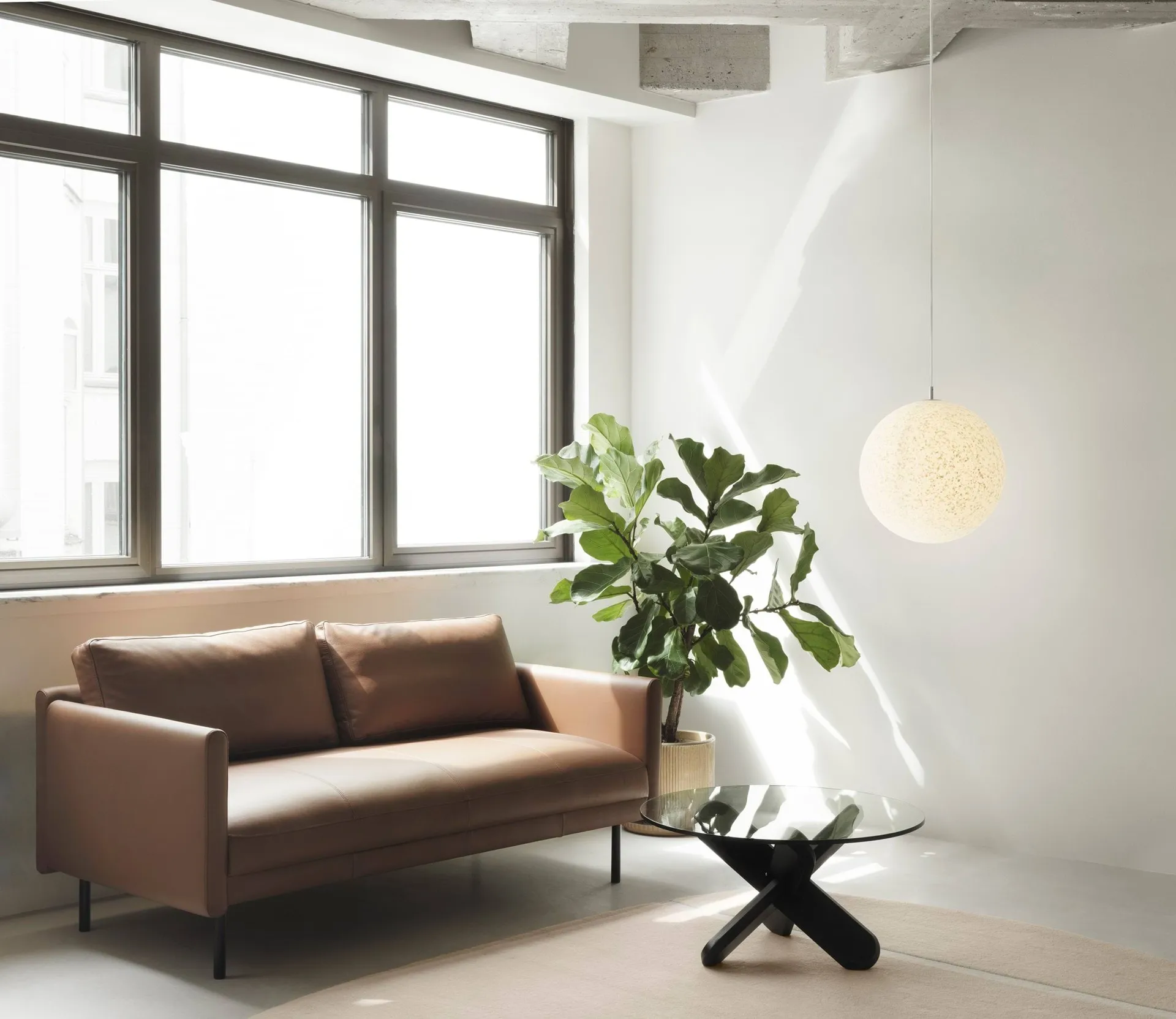 Pix pendel Ø30 cm, Vit Normann Copenhagen