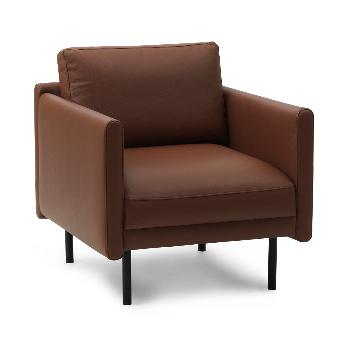 Normann Copenhagen Rar fåtölj Omaha leather cognac | Skandinavisk Design | Fåtöljer & Fotpallar | Brun