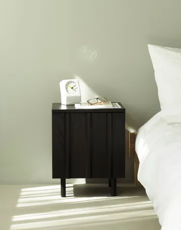 Rib sängbord - Soft black, 52x42x40 cm - Normann Copenhagen