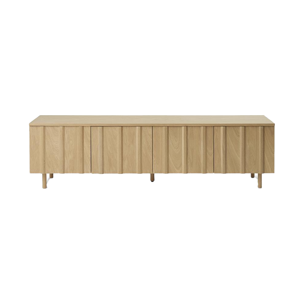 Normann Copenhagen Rib sideboard låg Oak | Skandinavisk Design | Sideboards & Skänkar | Beige