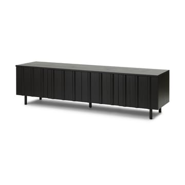 Rib sideboard låg - Soft Black - Normann Copenhagen