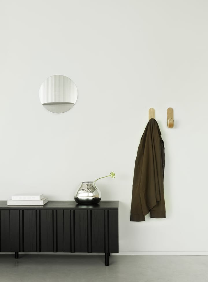 Rib sideboard låg, Soft Black Normann Copenhagen