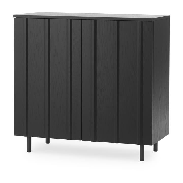 Rib skåp 96x98,5 cm - Soft Black - Normann Copenhagen