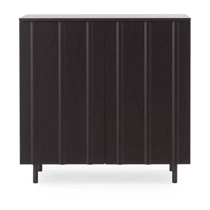Rib skåp 96x98,5 cm, Soft Black Normann Copenhagen