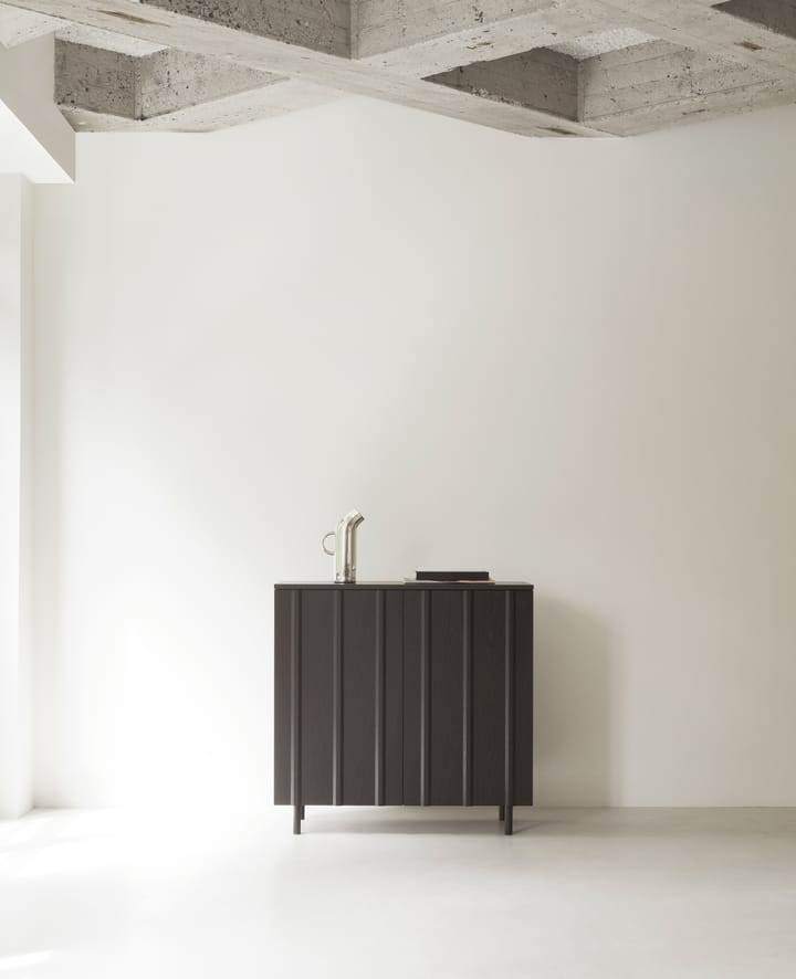 Rib skåp 96x98,5 cm, Soft Black Normann Copenhagen
