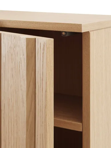 Rib skåp - Oak, 166,5x70x43 cm - Normann Copenhagen