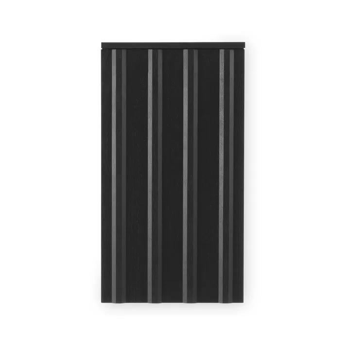 Rib väggskåp - Soft black, 73x40x23 cm - Normann Copenhagen