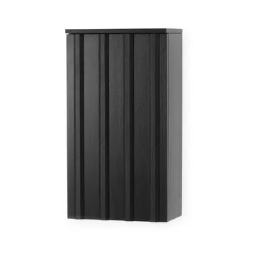Rib väggskåp - Soft black, 73x40x23 cm - Normann Copenhagen