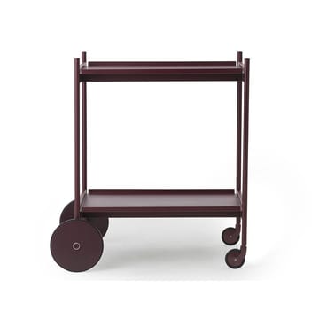 Rul serveringsvagn - Vinröd - Normann Copenhagen