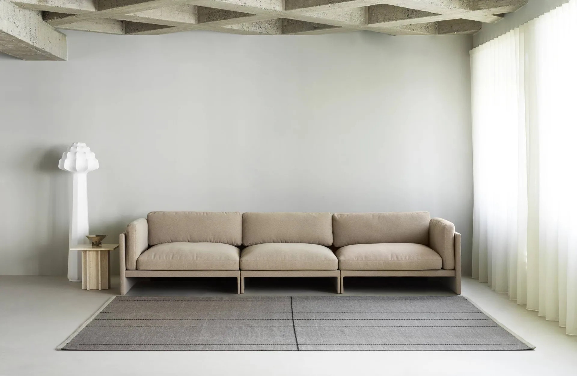 Seam matta, Blue tones, 250x350 cm Normann Copenhagen