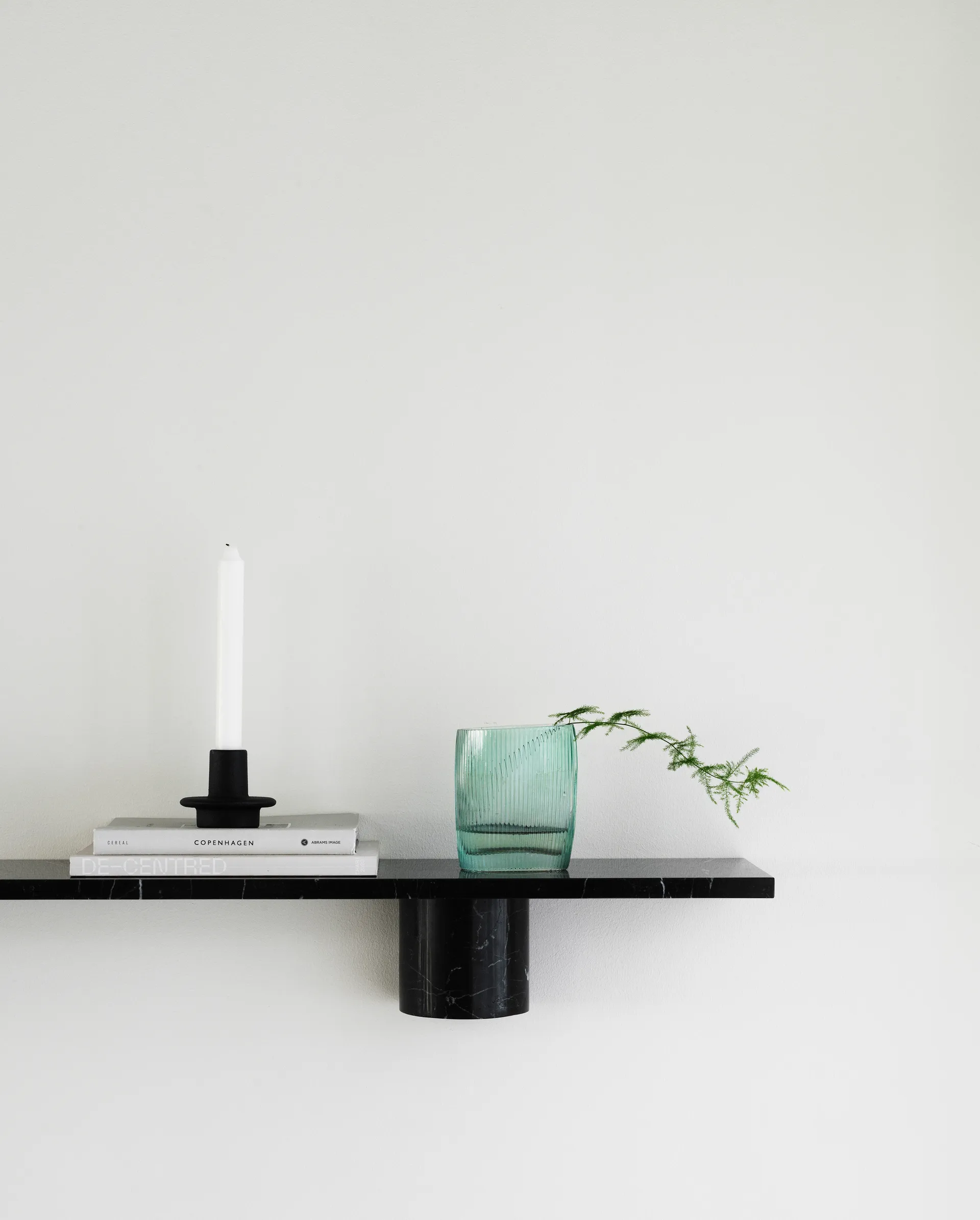 Sten Shelf hylla 120 cm, Black marble Normann Copenhagen