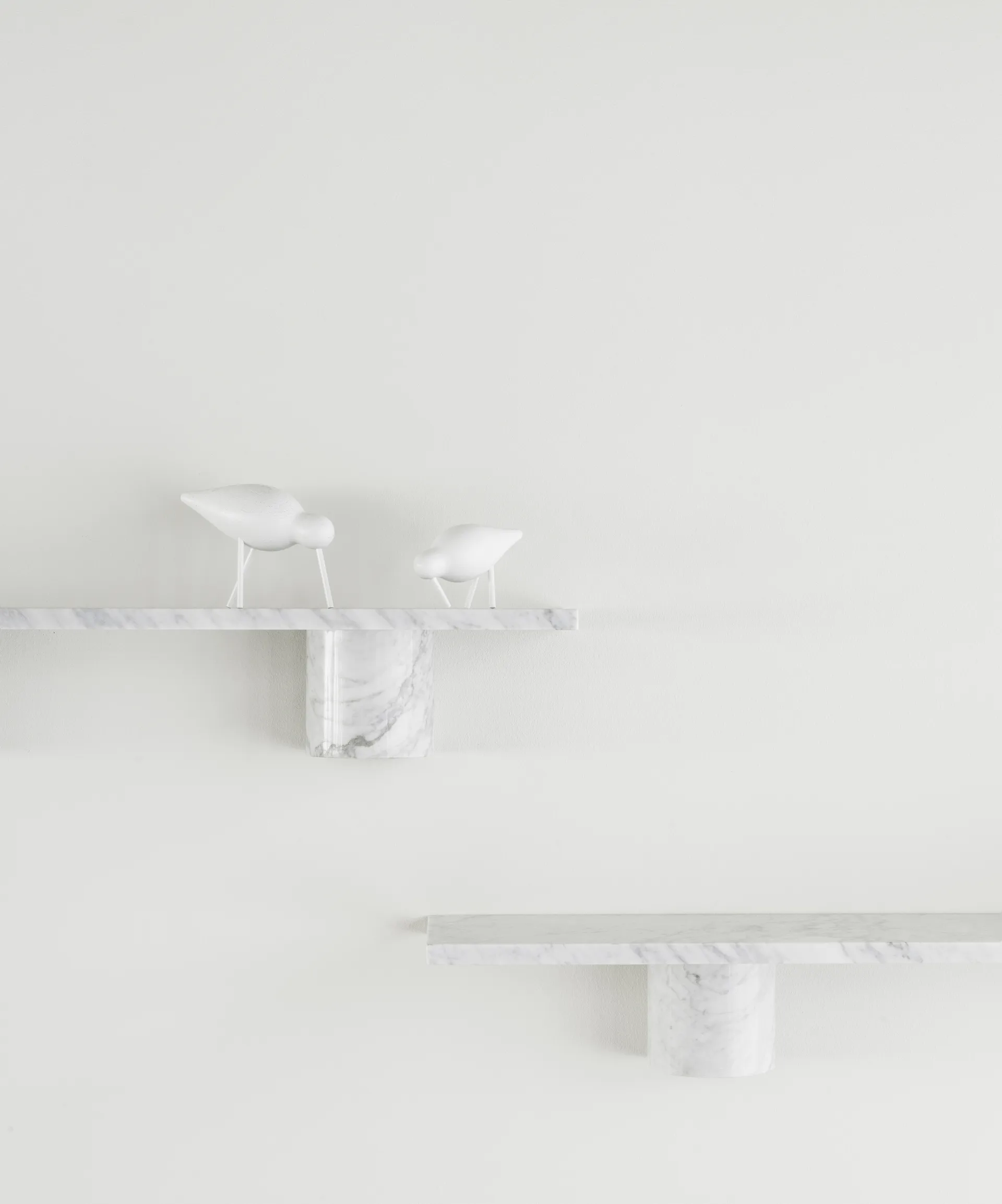 Sten Shelf hylla 120 cm, White marble Normann Copenhagen