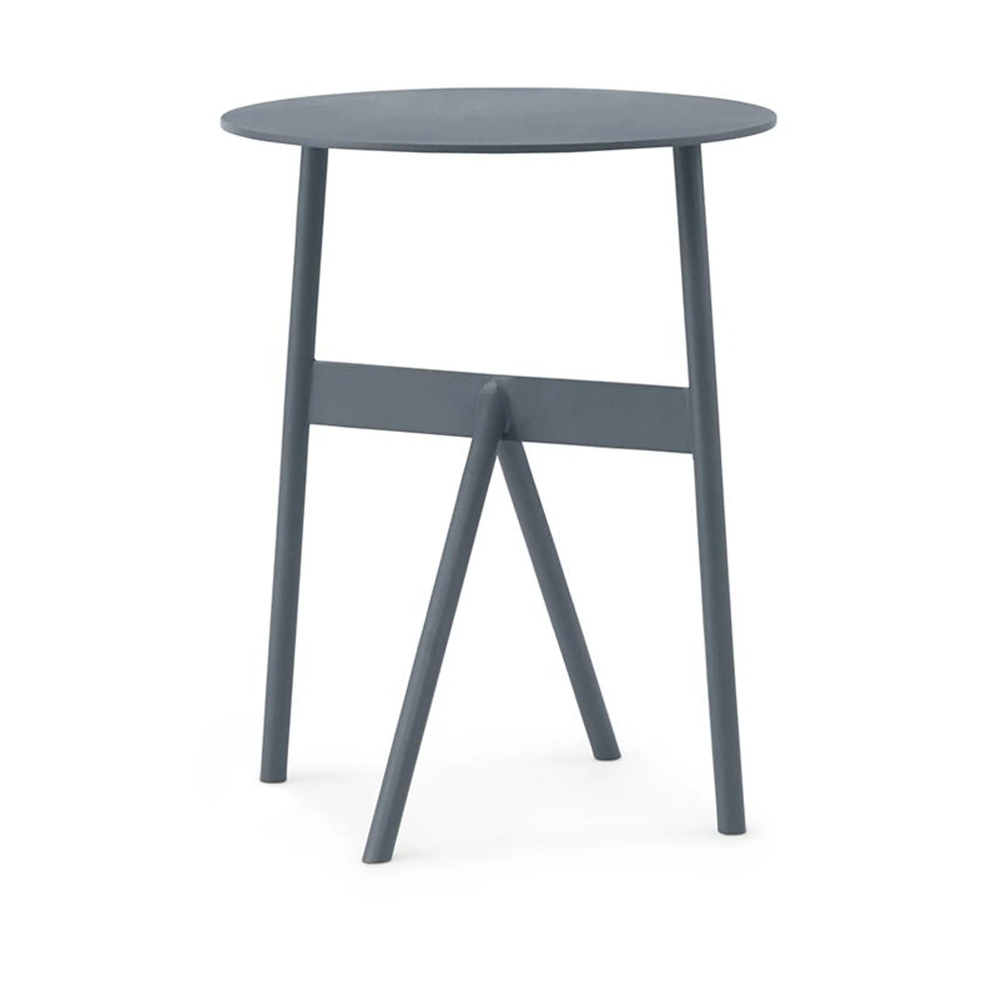 Stock Table sidobord Ø37 cm H:46 cm, Steel Blue Normann Copenhagen