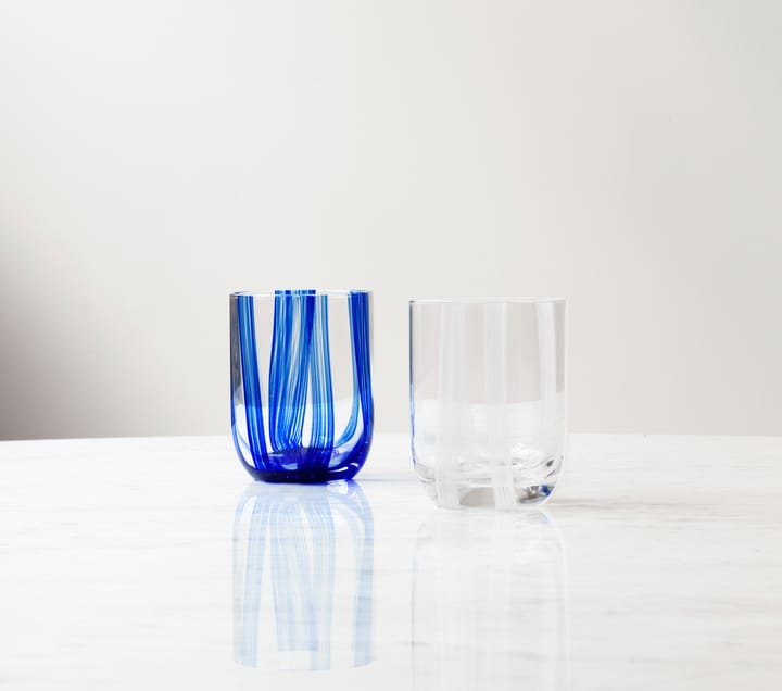 Stripe glas 39 cl - White Stripes - Normann Copenhagen