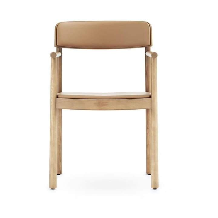 Timb karmstol med dyna - Tan/ Ultra Leather - Camel - Normann Copenhagen