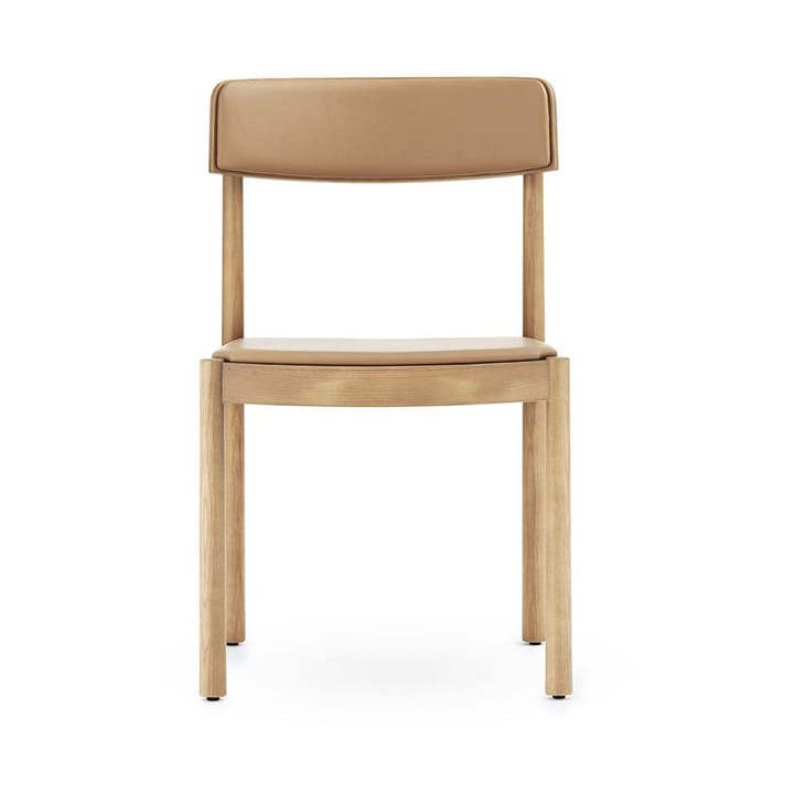 Timb stol med dyna, Tan/ Ultra Leather - Camel Normann Copenhagen