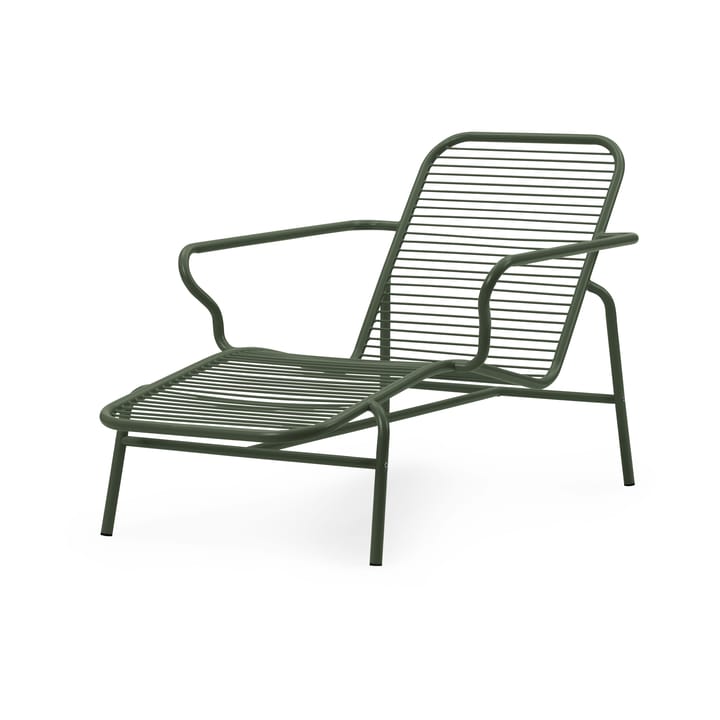 Vig Chaise Lounge solstol - Green - Normann Copenhagen